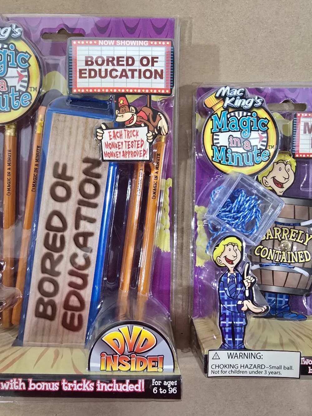 Vintage 2005 Mac Kings Magic In A Minute Mental Floss & Bored of Education